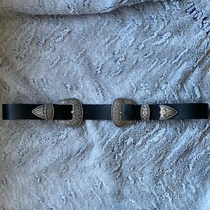 Double Buckle Western Belt | 2XL